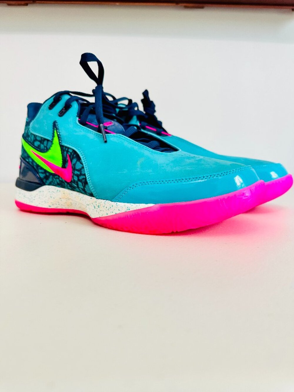 NEW NIKE ZOOM LEBRON NXXT GEN AMPD SOUTH BEACH MIAMI SNEAKERS FJ1566-300 SIZE 13